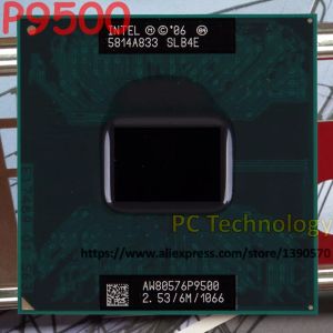 Processor Original Intel Core 2 Duo P9500 CPU 2.53G 6M 1066MHz Socket p Laptop processor SLGE8 SLB4E works on PM45 free shipping