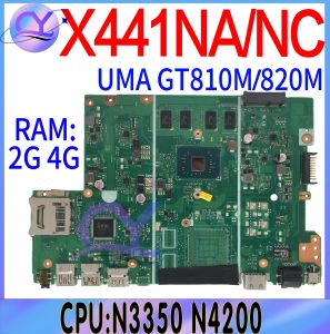 マザーボードX441NCラップトップマザーボードASUS X441N X441NA A4441Nノートブック2GB 4GBメモリN3350 N4200 CPU 100％テストウェル
