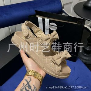 Сандалии обувь xioxiangfeng Summer Exquisite Bow Tearro Leather Light Sole Sports Beach