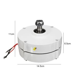 Baixo rpm 600rpm 5000W 12V 24V 48V Pequeno gerador de ímã permanente AC Alternador para DIY Sua própria turbina eólica horizontal