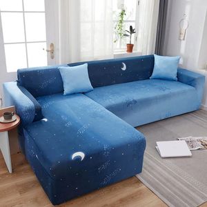 Stuhlabdeckungen Svetanya Sofa Cover Slippcovers Stretch Elastic Spandex Loveseat L Form Couch Hülle