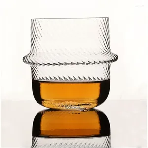 Copos de vinho com cheiro de copo transparente simplicidade moderna casal de cristal de cristal de moda criativa de uísque de cozinha de cozinha conjuntos