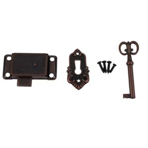 Schloss Türschloss mit wichtigen Antiquitätenschrank -Kleiderschrank -Türschloss -Hardware -Schmuckschachtel Metall Hochwertiger heißer Verkauf