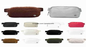 qwertyui45 cisturras lães em todos os lugares saco de cinto de ioga feminino Teddy nylon cintura esporte ao ar livre xury designer handbag de peito Fanny pack 020523h8215756