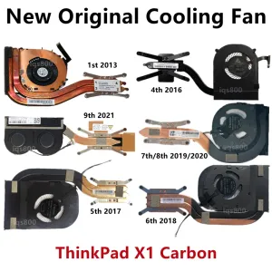 Pads New Original For Laptop Lenovo ThinkPad X1 Carbon Gen X1C CPU Cooling Fan Heatsink Radiator 20122021