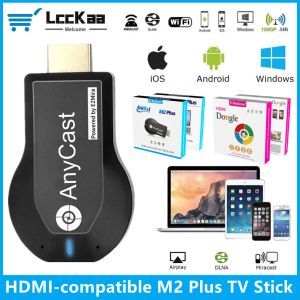 Box 1080p M2 Plus TV Stick Anycast per Smart TV HDMicompatible M2 Plus Adattatore TV Adattatore Android Wifi Dongle Dlna Airplay Smart TV