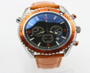 Big Discount sports Watch chronograph limited Watch Orange Bezel Black Dial Quartz Professional Dive Wristwatch Folding clasp Men 4839344