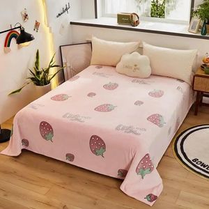 Blankets Thickened Snowflake Fleece Blanket Office Air-conditioned Room Student Dormitory Multi-purpose Printed Warm Nap