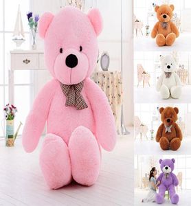 Grande Teddy Bear 160cm 180cm 200cm 220cm Tamanho da vida grande enorme grande pelúcia boneca de brinquedo de brinquedos menina de aniversário Valentine Gift9161542