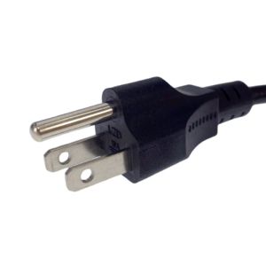 USA Travel Power Cord US 3PIN MANA TILL IEC C5 -kabel för anteckningsbok Laptop 5ft 1,5m 150 cm