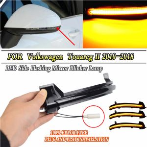 7P6949101 7P6949102 Car Turn Signal Light Dynamic Blinker Side Mirror Indicator Flasher Lamps For VW Touareg II 7P 2010-2018