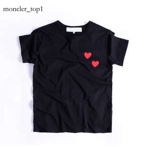 Modemarke -Kommande Herren spielen T -Shirt CDG Designer Red Heart Casual Women Shirts des Badge Garcons High Quanlity T -Shirts Baumwollsticke Play Hoodie 8457