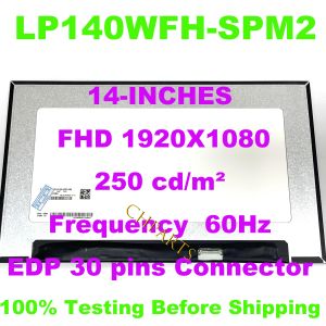 Tela de 14 polegadas fhd laptop LCD Screen lp140wfaspma nv140fhmn4t lp140wfhspm2 nv140fhmn4n b140han07.1 ips 1920*1080 30pin display