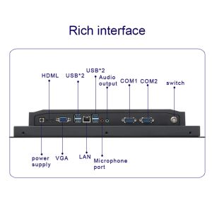 10 12 inç Endüstriyel Mini Tablet PC 15 