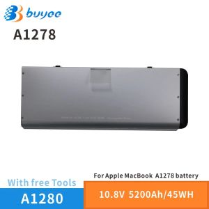 Batteries A1280 10.8V 45Wh Original Laptop Battery For Apple Macbook 13"A1278(2008 Version) Notebook Smart Series MB466 MB771 Free Tools