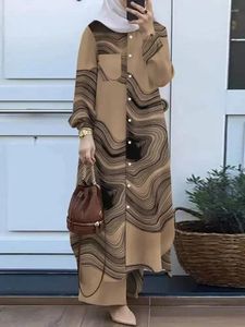 Etniska kläder 2024 Eid Casual Muslim Dress Women Abaya Solid Kimono Khimar Ramadan Hijab Dresses Jilbab Dubai Robe Kaftan Islam 5xl