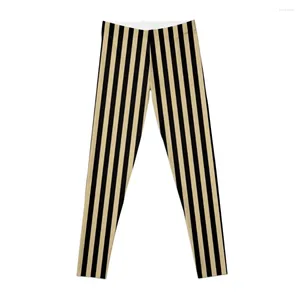 Active Pants Purdue - Stripes Leggings Women's High midja Sweatpants Gymkläder Sportkläder Kvinnor