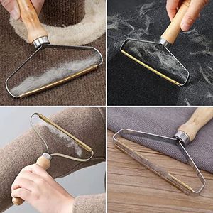 Portátil Manual Remoção de Cabelo Agente Carpete Casaco de Lã Roupa Tool da Ferramenta de Tool de Casas de Cabelo Dupla Ferramentas de Limpeza de Bola de Remoção de Cabelo