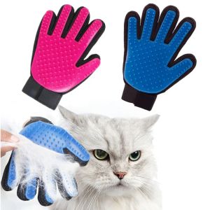 2 stil husdjurs hund rengöring borskar handskar katt hund borste kammassage handskar hår grooming borste för hund husdjur leveranser