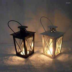 Kerzenhalter Klassiker Vintage Holder Lantern Outdoor Garten Kronleuchter Glasglas Mobile Dekorakao Para Casa Home Accessoires