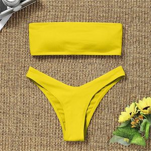 Top costumi da bagno femminile vendendo bikini brasiliano ad alto controllo della pancia ad alta cintura da bagno a due pezzi Maillot de Bain femme