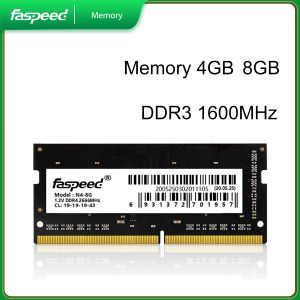 Rams Faspeed Memoria 8GB 16GB RAM DDR4 16 GB Yüksek Hız 2666MHz Laptop Bellek DDR4 SODIMM 4GB AMD Intel için Çift Kanallı Notebook RAM