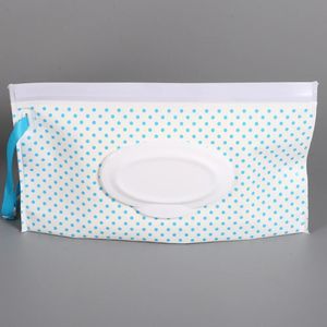 new 2024 1PC Eco-Friendly Wet Wipes Bag Baby Wipes Box Wet Wipe Box Cleaning Wipes Ziplock Bag Clamshell Snap Strap Wipe Container