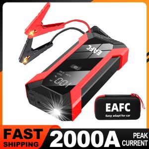 Power Bank Jump Starter 2000a Taşınabilir Araba Acil Başlangıç ​​Şarj Cihazı Benzin Dizel Arabalar için Booster Pil Başlangıç ​​Cihazı