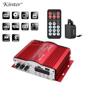 Verstärker MA100 Kinter Car Digital Audio Player Power Amplifier 2x 25W HiFi Stereo Bass Treble SD USB CD DVD MP3 FM Home Audio Class AB AB