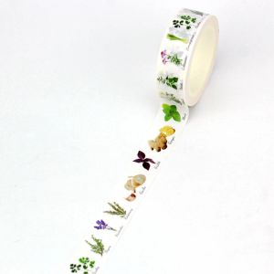 NEW 1PC 10M Decor pressed flowers Neutral leaf flowers Washi Tape Set for Scrapbooking Journaling Masking Tape Cute Stationery