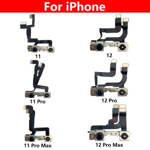 Original ny främre kamera för iPhone 11 12 13 14 Pro 11Pro 12Pro Max Mini Flex Cable Facing -reservdelar