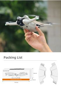 DJI Mini 3 Pro Finger Guard Protection Hand Guard Safety Guard for DJI Mini 3 Pro Drone Take Accessory Drone Hand Guard