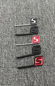 5 färger s emblem bakre bagageutrymme klistermärke dekoration för Mercedes Benz W117 C63 W212 E63 S63 A45 X156 GLA45 AMG3698713