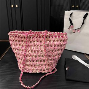 10 A Chain Grass Crossbody Designer -Tasche Rafia Strand Handtasche Luxus Womens Woven Bag Beach Schultertasche Herren Bag Handtasche gewebte Tasche Hand Hnhw