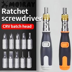 Hidden Screwdriver Bit Portable Ratchet Screwdriver 10-in-1 Multi-Angle Angle Multi-Purpose Screwdriver Set Hand Tools