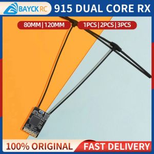 Drones 1/2/3pcs Bayck 915MHz Dual Core RX ELRS 915 Receptor de diversidade Dual Antena Suporte