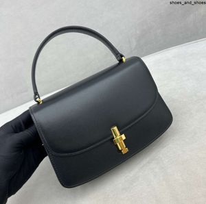 THE ROW sofia calf top handle bag handbag Fashions Luxury Designer handbags black brown Purse Foreign style2023