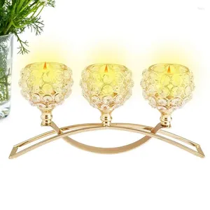 Świece Crystal Gold Wote Tealights z podstawowymi dekoracjami stolików retro na Wielkanocne Święto Dziękczynienia
