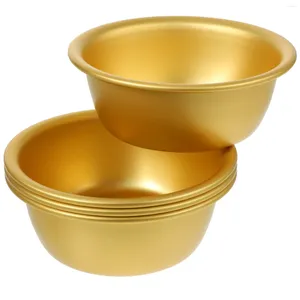 Bowls Dishes Pickle Serving Bowl Golden Color Traditional Korean Household Mini Decor