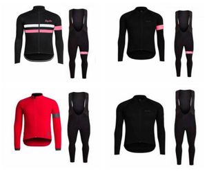 Team Custom Made Autumn Spring Cycling Long Sleeves Jersey Bib Pants Set Comfort Outdoor Sports Jersey Suit Y210315117145953