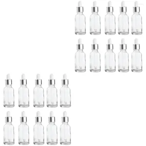 Storage Bottles 20 Pcs Glass Essential Oil Bottle Dispenser Durable Essence Portable Dropper Spray Hair Simple Travel