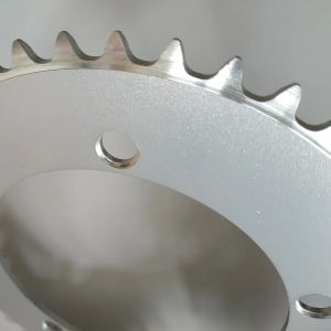 Anel de corrente de engrenagem fixo Truyou 44t 46t 48t 50t 52t 53t Fixie Road Track Bike Wheel Speed Speed 130mm BCD Chainring Silver