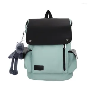 Backpack Nylon Men Women Repelent College Student School Salps para adolescentes Multiatura