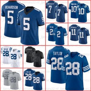 Jonathan Taylor Anthony Richardson Football Jerseys Josh Downs Quenton Nelson Peyton Manning Matt Gay Minshew II Alec Pierce Buckner Michael Pittman Jr