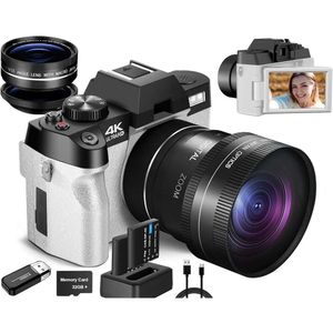 Capture Every Moment in Stunning 4K Clarity with this Professional Photography Camera - Perfect for Capturing Memories and Creating Beautiful Images