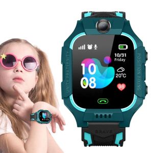 2023 New Smart Kids Watch LBS Tracker Call Message Card Sim Waterproof Smartwatch For Kids S0S Photo Remote ForAndroid IOS
