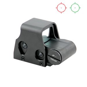 Taktisch 553 Holographischer rotes Grün Dot -Zielfernrohr Multi -Coated Holographic Reflex Sight Hunting Riflescope Ablehnung Helligkeit Einstellbarer Optik Anpassung 20mm Schiene