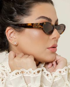 Mumu SMU09Y Rechteck Sonnenbrille Frauenkatze Augendesignerbrille mit Gehäuse