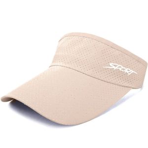 Tenniskappen Männer Frauen verstellbare Sportstirnband Klassiker Sun Sports Visor Hut Running Caps Tennis Beach Hut Outdoor Sporthut