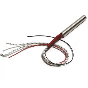 2pcs/lot Cartridge Heater 304SS 8x140/145/150/155/160mm Heating Element AC220V/110V/380V 350W-400W with Type K Thermocouple